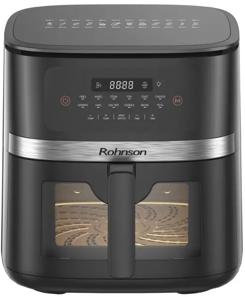 Friteuză cu aer cald Rohnson - R-2867, 1800W, 7 l, gri
