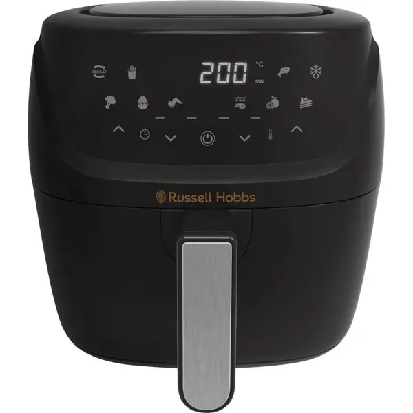 Friteuza cu aer cald Russell Hobbs 27160-56, 4 L, 10 programe prestabilite, Negru