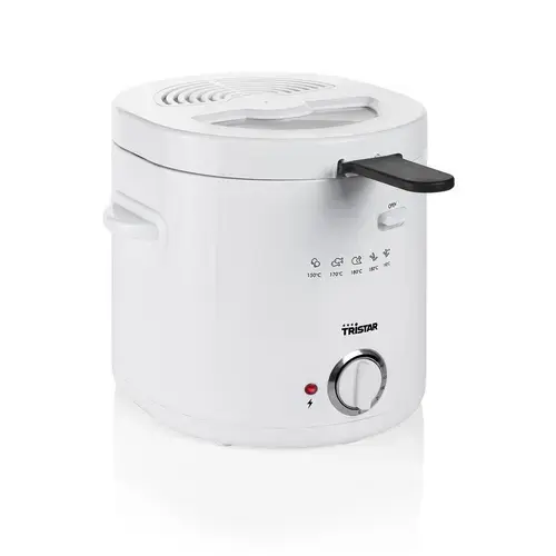Friteuza cu ulei Tristar FR-6941 Deep Fryer, 1.5 L, 1000 W (Alb)