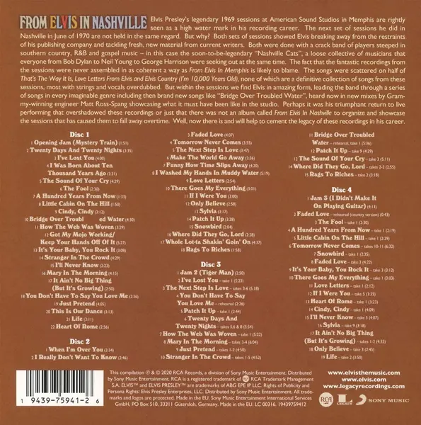 From Elvis In Nashville (Box Set) | Elvis Presley