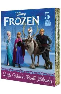 Frozen Little Golden Book Library (Disney Frozen): Frozen; A New Reindeer Friend; Olaf's Perfect Day; The Best Birthday Ever; Olaf Waits for Spring - Various