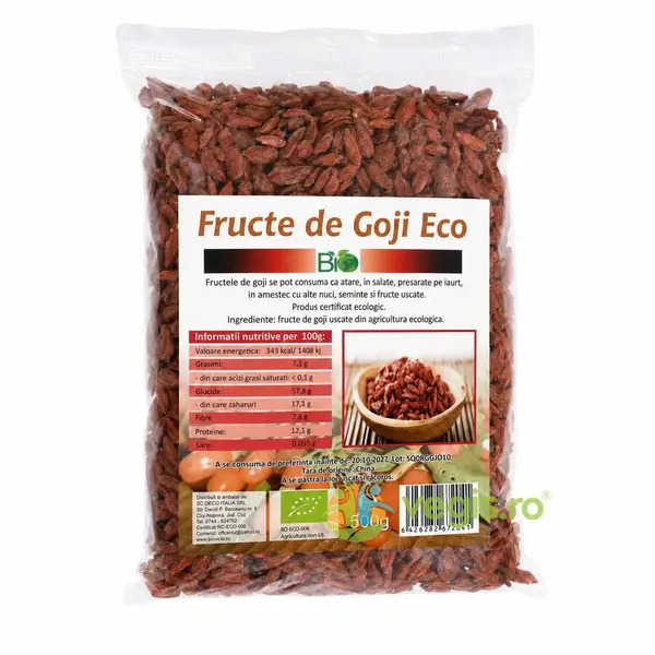 Fructe de Goji Ecologic/Bio 500g