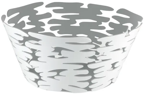 Fructiera Alessi - Barket, 21 x 10 cm, albă