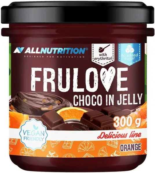 FruLove Choco In Jelly, portocală, 300 g, AllNutrition