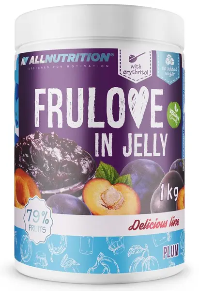 FruLove in Jelly, prună, 1 kg, AllNutrition