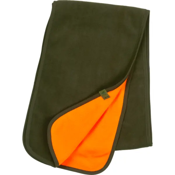 Fular Reversible Fleece Pine Green/Hi-Vis Orange