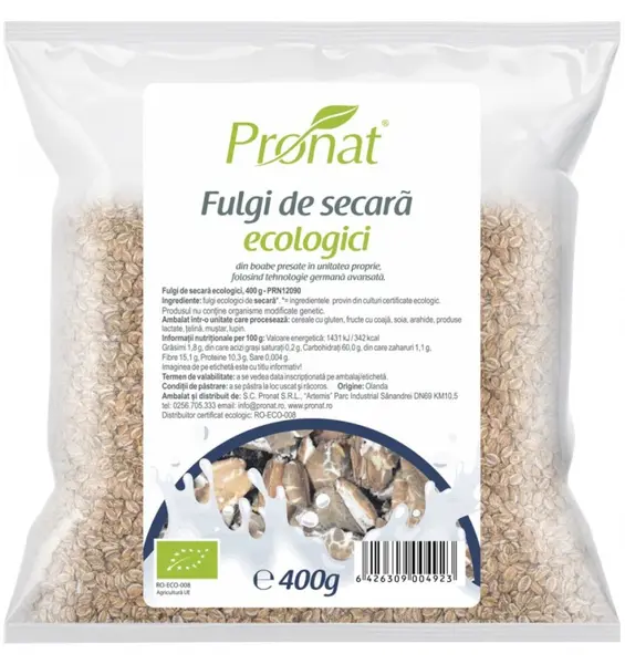 Fulgi BIO de secara 400 g