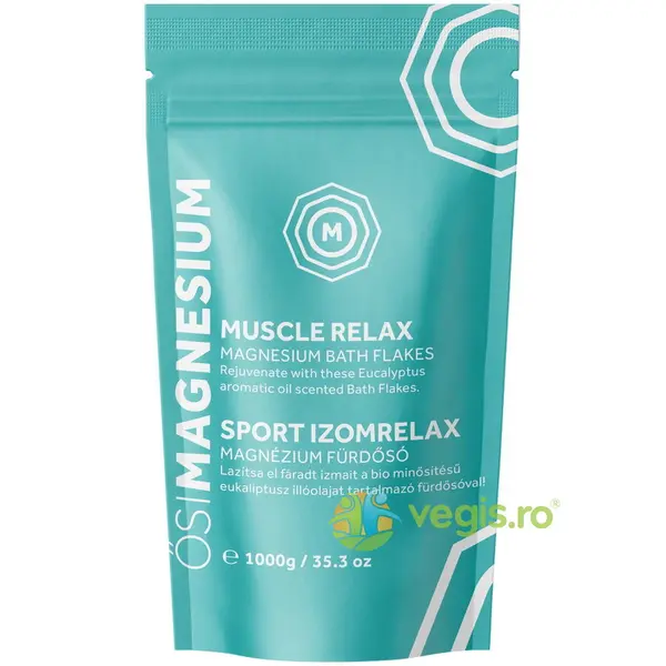 Fulgi de Baie cu Magneziu si Eucalipt Muscle Relax 1kg