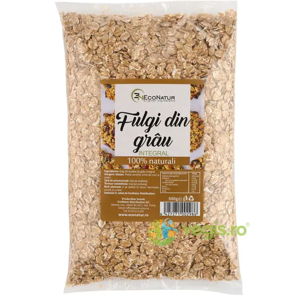 Fulgi de Grau Integral 500g