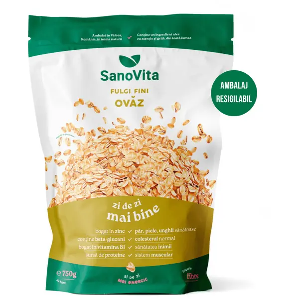 Fulgi de Ovaz Fini 750g