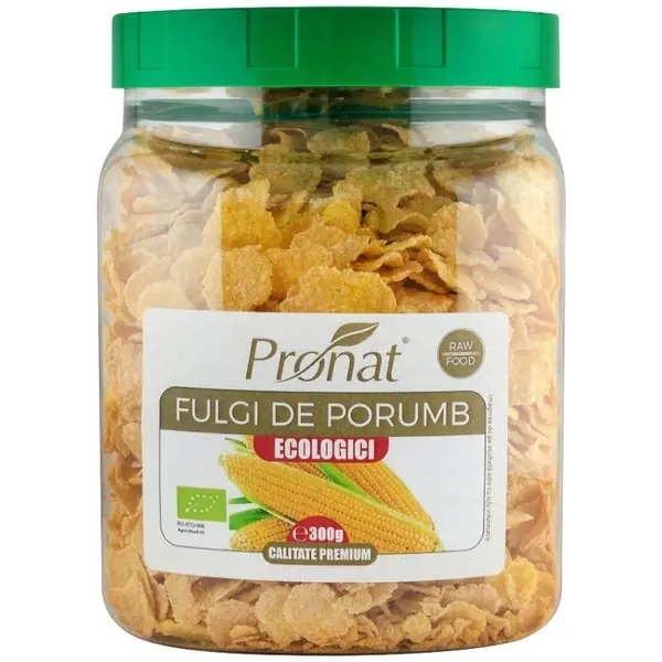 Fulgi de Porumb BIO, 300 g, Pronat