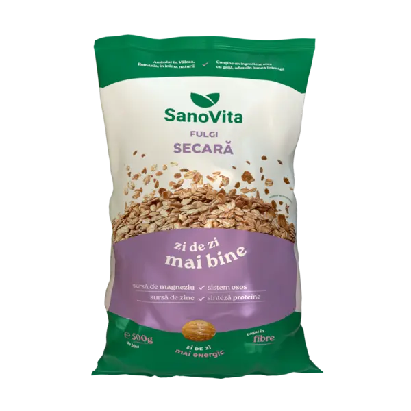 Fulgi de secara, 500g, SanoVita