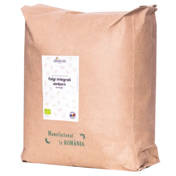 Fulgi integrali de einkorn (alac), grau antic pur 5kg