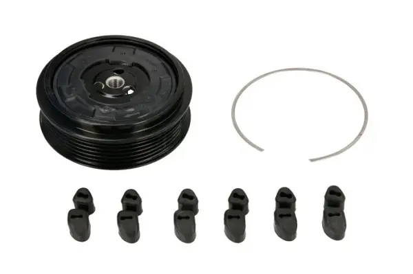 Fulie ambreiaj compresor AC clima (potrivit DENSO 6SEU16C 6PK 100mm) BMW Seria 1 (E81), 1 (E82), 1 (E87), 1 (E88), 3 (E90), 3 (E91), 3 (E92), 3 (E93), X1 (E84) 2.0D intre 2004-2015
