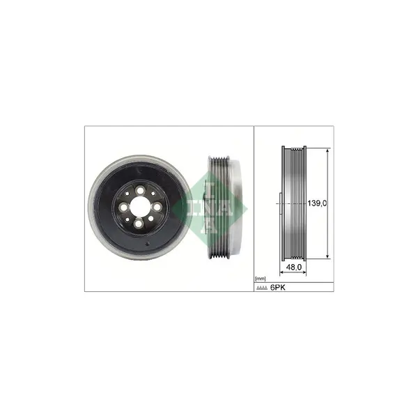 Fulie curea, arbore cotit Schaeffler INA 544 0065 10