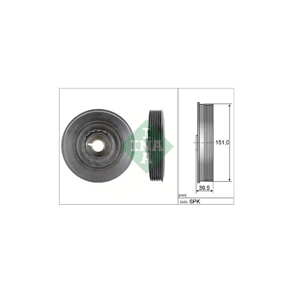 Fulie curea, arbore cotit Schaeffler INA 544 0090 10