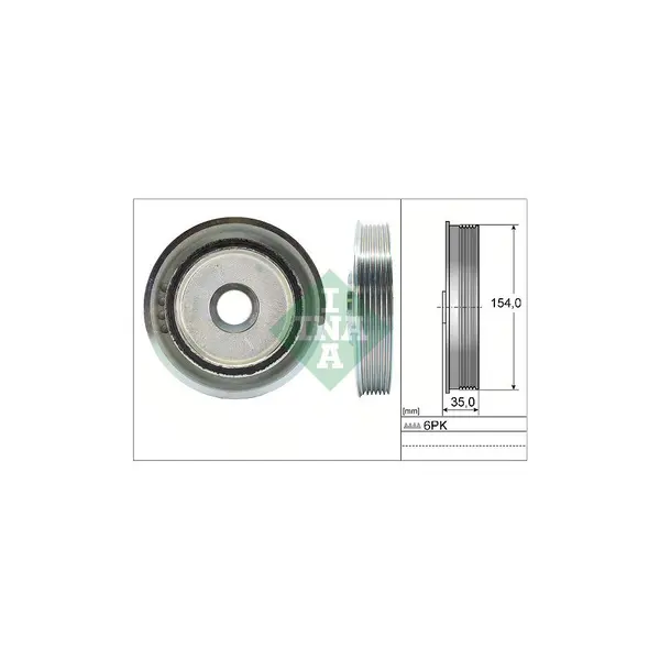 Fulie curea, arbore cotit Schaeffler INA 544 0112 10