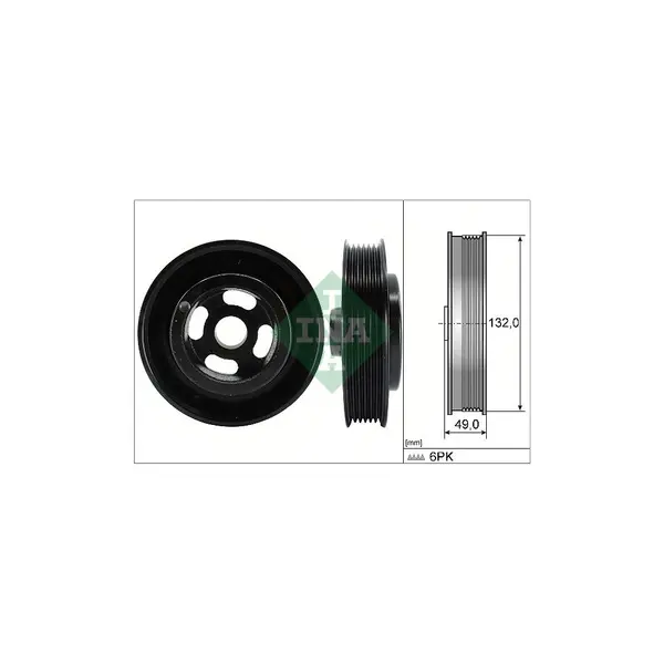 Fulie curea, arbore cotit Schaeffler INA 544 0126 10