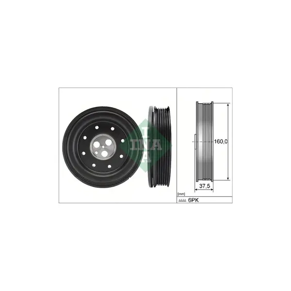 Fulie curea, arbore cotit Schaeffler INA 544 0134 10