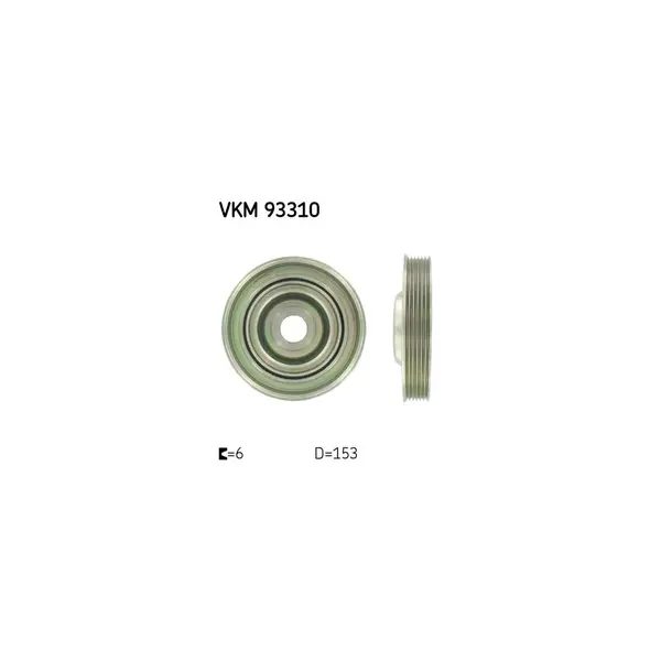 Fulie curea, arbore cotit SKF VKM 93310