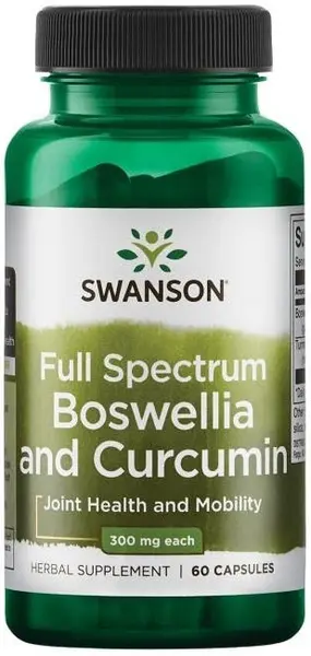 Full Spectrum Boswellia and Curcumin, 60 capsule, Swanson