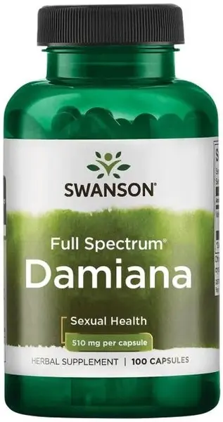 Full Spectrum Damiana, 510 mg, 100 capsule, Swanson