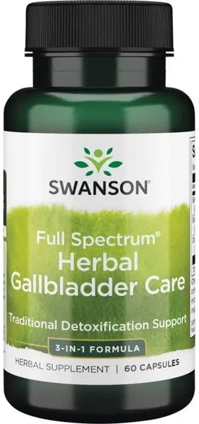 Full Spectrum Herbal Gallbladder Care, 60 capsule, Swanson