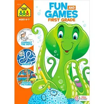 Fun & Games First Grade Ages 6-7, Paperback/Zone Staff School