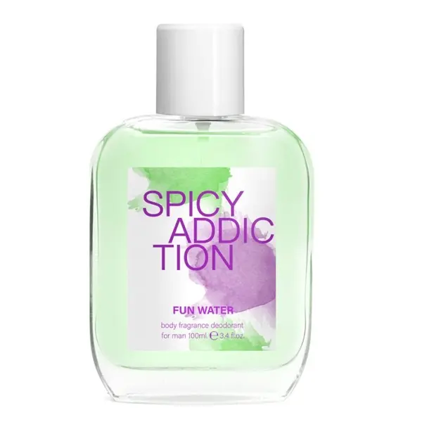 Fun Water Spicy Addiction Spray de corp pentru bărbați Volum 100 ml