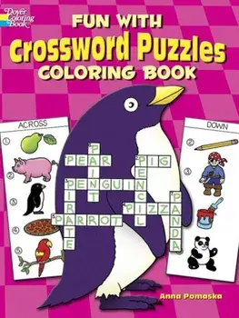 Fun with Crossword Puzzles Coloring Book, Paperback/Anna Pomaska