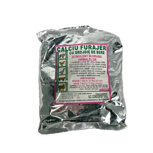 Furaj Calciu furajer cu drojdie de bere 1 kg - Default Title