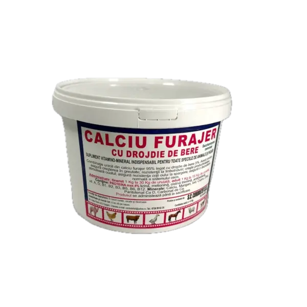 Furaj Calciu furajer cu drojdie de bere 5 kg - Default Title