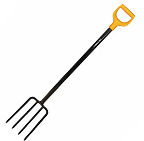 Furca pentru compost Fiskars Solid (Portocaliu/Negru)