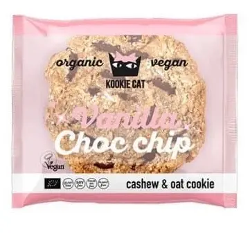 Fursec bio cu vanilie și ciocolată, 50 g, Kookie Cat