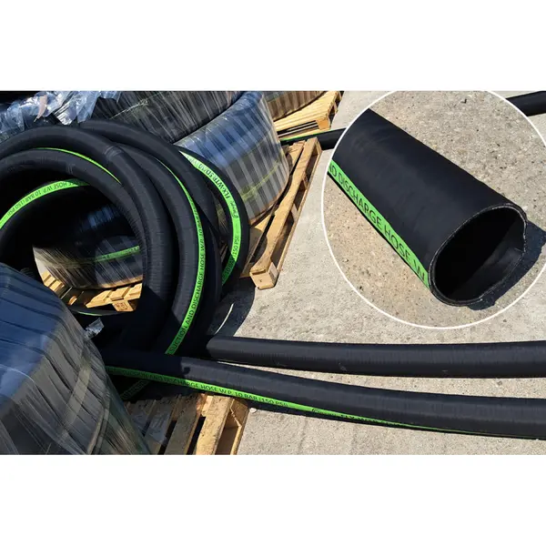 Furtun absorbtie / refulare apa fierbinte, apa murdara, cauciuc EPDM, FLEXATI, 4 Toli, (102mm), cu spirala din otel galvanizat