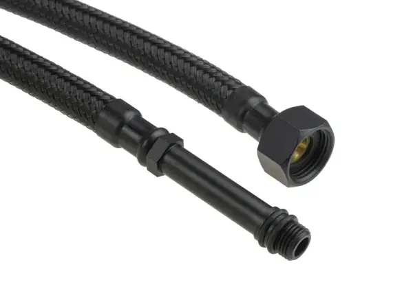 Furtun de racordare, pentru baterii cu montare pe consola, 40 cm, negru, Deante