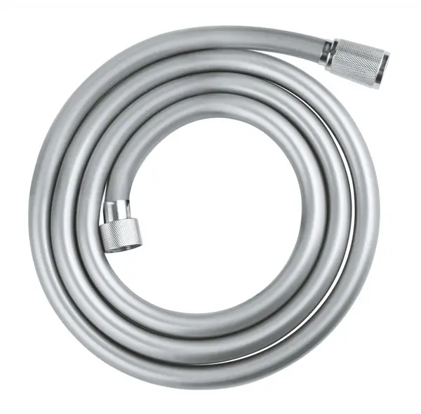 Furtun dus Grohe Vitalio Flex 28742002, 1/2 inch x 1/2 inch, universal, 1.75 m, anti-indoire, ornamente cromate, Crom