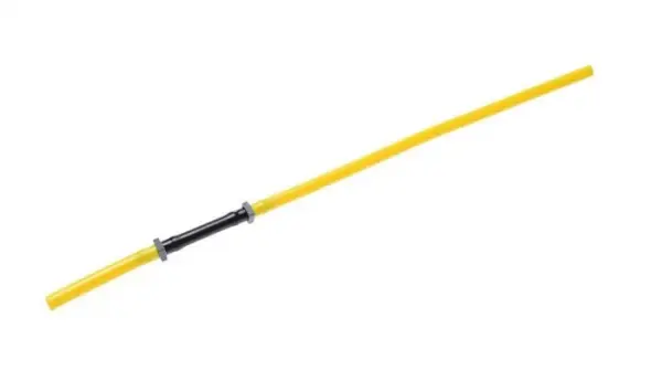 Furtun evacuare gaze buson benzina, lungime 360mm, culoare galben