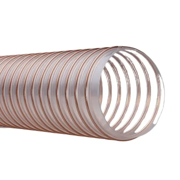 Furtun exhaustor, PU FLEXADUX, 0.7mm, 50mm, pentru granule, cereale, ingrasamant, granule, rumegus