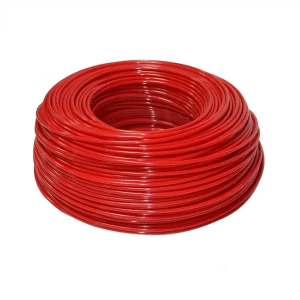 Furtun flexibil polietilena 1 4 ( 6 mm ) rosu