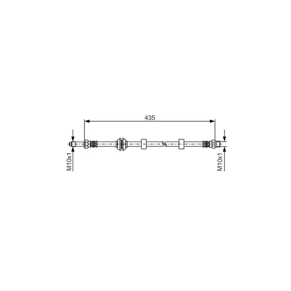 Furtun frana BOSCH 1 987 476 415