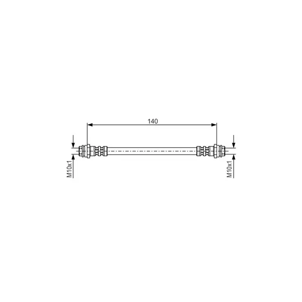 Furtun frana BOSCH 1 987 476 952