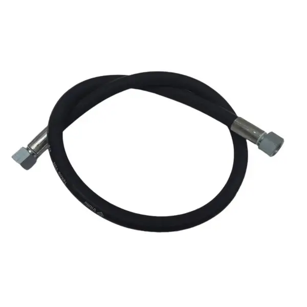 Furtun hidraulic sertizat 1SN pentru tractor U445, U650, L=2700mm, 1 inserte metalica