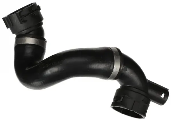 Furtun Intercooler Dreapta (Inferior, diametru 46mm, lungime 343mm, negru) potrivit BMW 1 (E82), 1 (E87), 3 (E90), 3 (E91), 3 (E92) 2.0 2.5 3.0 12.04-10.13