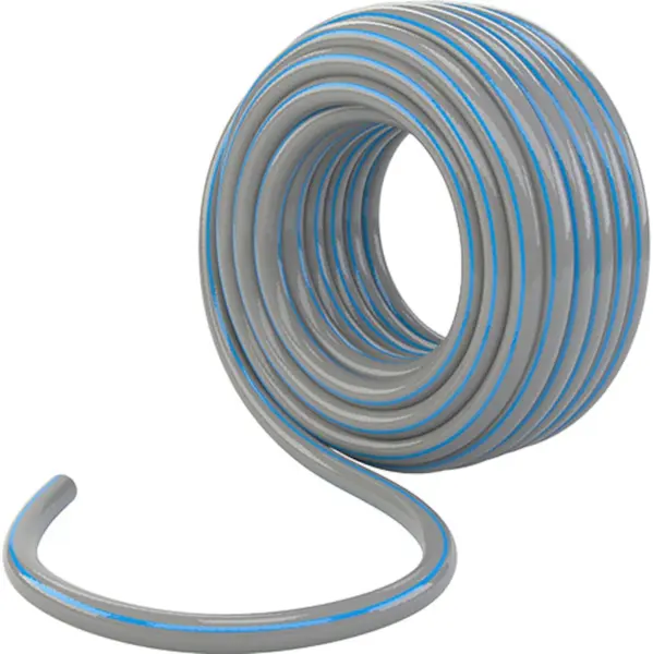 Furtun Palisad - PVC, întărit, Ø 1/2'', 50 m, gri