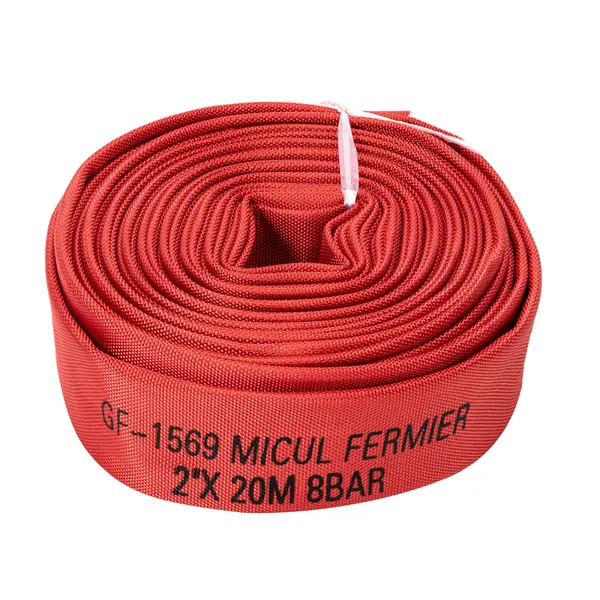 Furtun pompier 2 toli, 20m, 2 bari - lucru, 8 bari - spargere, Micul Fermier GF-1569