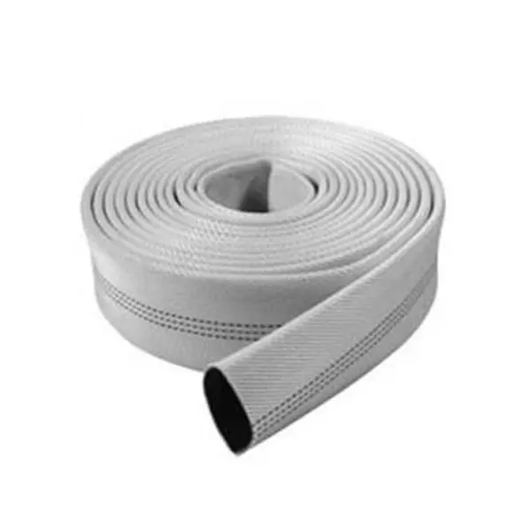 Furtun Pompieri 2 Toli (51 mm) Irigatii, Rola 20 m fara Cuple, Alb Textile