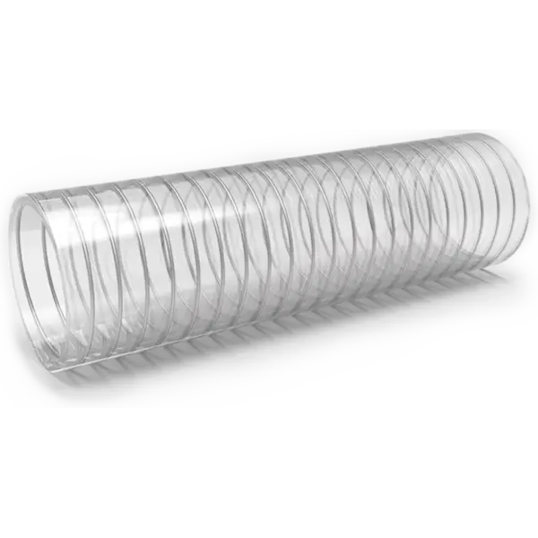 Furtun spiralat de aspiratie si transport, 102mm, 4", potrivit pentru industria alimentara,2.5 BARI