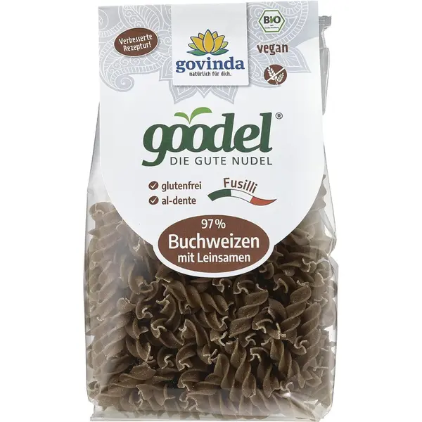 Fusilli din hrisca cu in fara gluten, eco - 250 g
