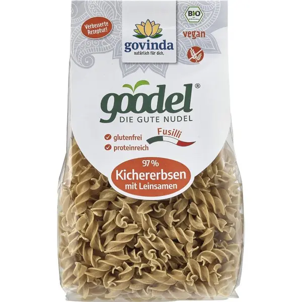 Fusilli din naut cu in fara gluten, eco - 250 g